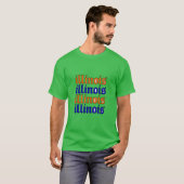 イリノイ 1 Tシャツ (正面フル)