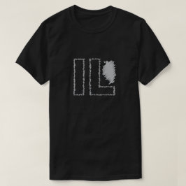 イリノイILはTシャツを示します Tシャツ