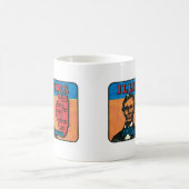 イリノイILヴィンテージ州ラベルMag コーヒーマグカップ (中央)