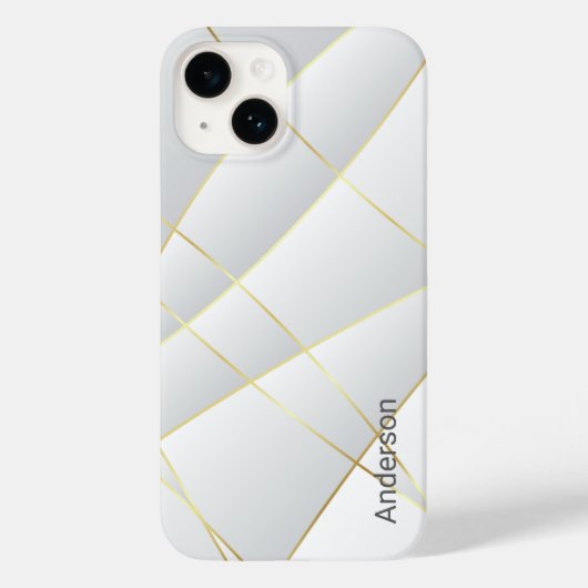 イリモダンガントレトロラインモノグラム Case-Mate iPhoneケース (裏面)