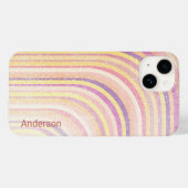 イリモダンガントレトロラインモノグラム Case-Mate iPhoneケース (裏面 (横))