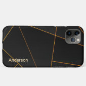 イリモダンガントレトロラインモノグラム Case-Mate iPhoneケース (裏面(横))