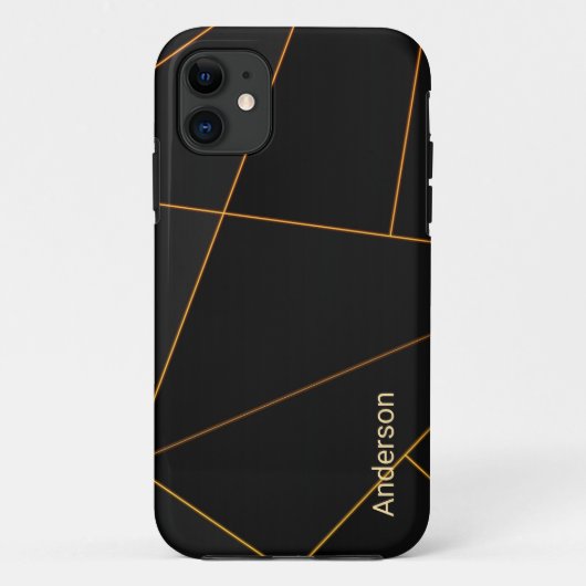 イリモダンガントレトロラインモノグラム Case-Mate iPhoneケース (裏面)