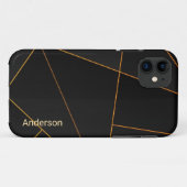 イリモダンガントレトロラインモノグラム Case-Mate iPhoneケース (裏面(横))