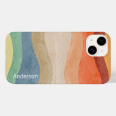 イリモダンガントレトロラインモノグラム Case-Mate iPhoneケース (裏面 (横))