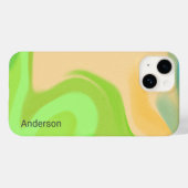 イリモダンガントレトロラインモノグラム Case-Mate iPhoneケース (裏面 (横))