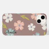 イリモダンガントレトロラインモノグラム Case-Mate iPhoneケース (裏面 (横))