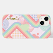 イリモダンガントレトロラインモノグラム Case-Mate iPhoneケース (裏面 (横))