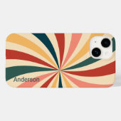 イリモダンガントレトロラインモノグラム Case-Mate iPhoneケース (裏面 (横))