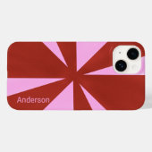 イリモダンガントレトロラインモノグラム Case-Mate iPhoneケース (裏面 (横))