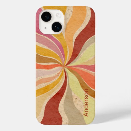 イリモダンガントレトロラインモノグラム Case-Mate iPhoneケース (裏面)