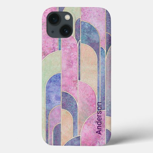 イリモダンガントレトロラインモノグラム Case-Mate iPhoneケース (裏面)