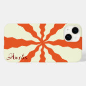 イリモダンガントレトロラインモノグラム Case-Mate iPhoneケース (裏面 (横))