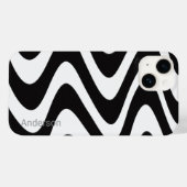 イリモダンガントレトロラインモノグラム Case-Mate iPhoneケース (裏面 (横))