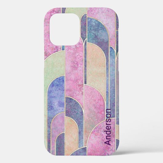 イリモダンガントレトロラインモノグラム Case-Mate iPhoneケース (裏面)