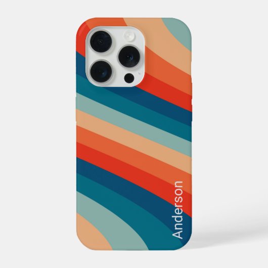イリモダンガントレトロラインモノグラム iPhoneケース (裏面)