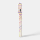 イリモダンガントレトロラインモノグラム iPhoneケース (左側面)