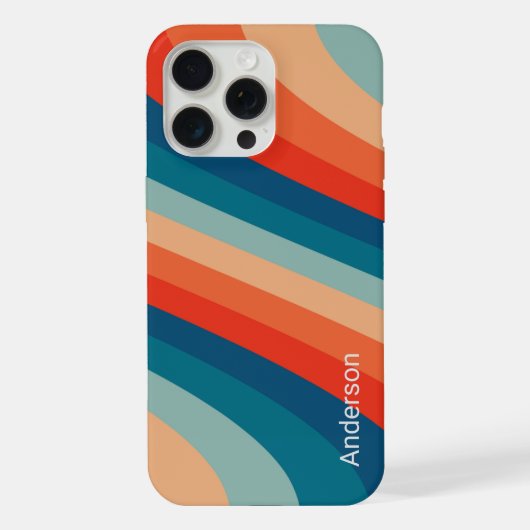 イリモダンガントレトロラインモノグラム iPhoneケース (裏面)