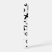 イリモダンガントレトロラインモノグラム iPhoneケース (右側面)
