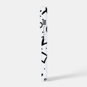 イリモダンガントレトロラインモノグラム iPhoneケース (左側面)