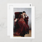 イリヤ・レピン、休息を取る ポストカード (正面/裏面)