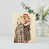 イリヤ・レーピン：二人の女 ポストカード (スタンド正面)