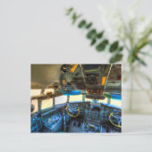 イリュウシンIL-18コックピット ポストカード (スタンド正面)