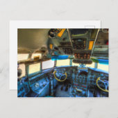 イリュウシンIL-18コックピット ポストカード (正面/裏面)