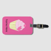 イリュシマカップケーキの荷物 ラゲッジタグ (正面横)