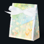 イリュシマグリーンワイルドフラワーウォーターカラーB'dayギフト/ フェイバーボックス<br><div class="desc">イルシマホワイトリボンブルーグリーンイエローワイルドフラワーウォータカラーパターン誕生日パーティギフトボックス/お気に入りボックス。子供のテーマの誕生日パーティーに最適。</div>