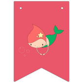 イリュシマコットンキャンディマーメイド バンティングフラッグ (第1の旗)