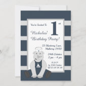 イリュシマセーラーリーノボーイズブルーバースデーパーティー 招待状 (正面)