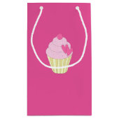 イリュシマデザインピンク スモールペーパーバッグ (裏面)