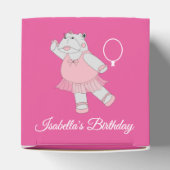 イリュシマバレエヒッポバルーンパターンピンク フェイバーボックス (上部)