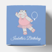 イリュシマバレエヒッポバルーンパターンブルー フェイバーボックス (上部)