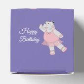 イリュシマバレエヒッポパープル誕生日ギフトボックス/ フェイバーボックス (上部)