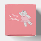 イリュシマバレエヒッポピーチ誕生日ギフトボックス/ フェイバーボックス (上部)