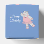 イリュシマバレエヒッポブルー誕生日ギフトボックス/ フェイバーボックス (上部)