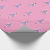 イリュシマバレエフェアリーライトピンクラップ紙 ラッピングペーパー (角)