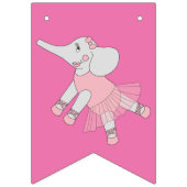 イリュシマバレリナエレファントピンクトーン バンティングフラッグ (第2の旗)