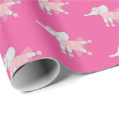 イリュシマバレリナエレファントラッピング紙 ラッピングペーパー (ロールコーナー)