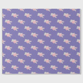 イリュシマバレリナヒッポパープル ラッピングペーパー (フラット)