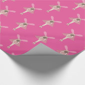 イリュシマバレリナフェアリーピンクラッピング紙 ラッピングペーパー (角)