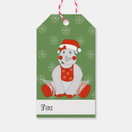 イリュシマバレリナリノクリスマススノーフレーク ギフトタグ