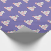 イリュシマバレリナリノパープルラッピング紙 ラッピングペーパー (角)