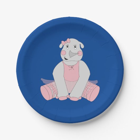 イリュシマバレリナRhino ペーパープレート (正面)