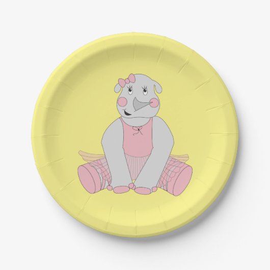 イリュシマバレリナRhino ペーパープレート (正面)