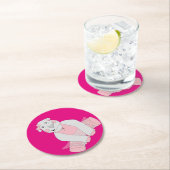 イリュシマバレリナRhino ラウンドペーパーコースター (インサイチュ)