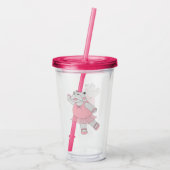 イリュシマバレリーナ海馬 アクリルタンブラー (裏面)