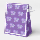 イリュシマパープルバラブルー誕生日ギフト/ フェイバーボックス (裏面サイド)